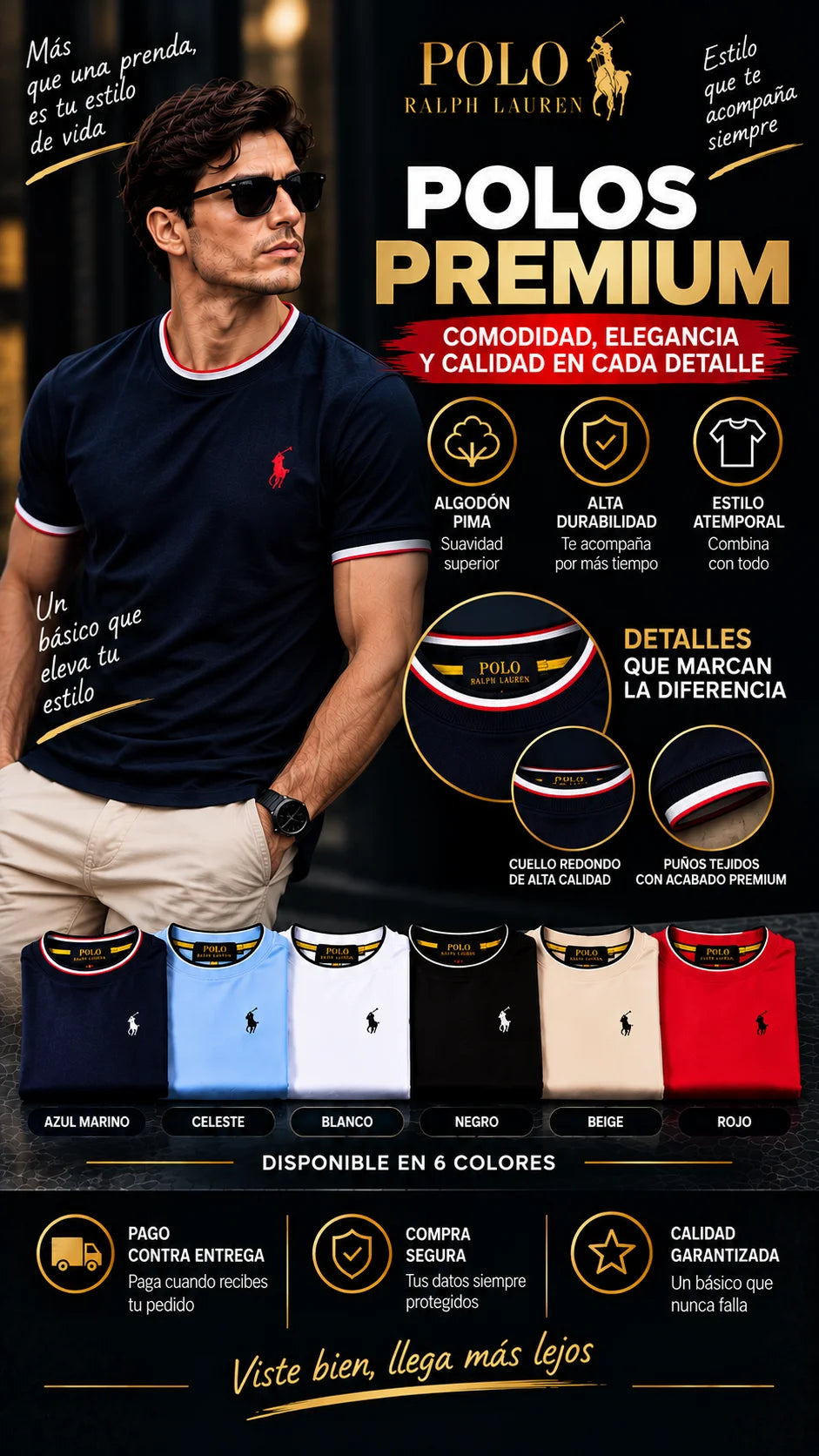 PACK DE 3 POLOS RALPH LAUREN | COMPRA ONLINE | ENVÍOS A TODO EL PERÚ