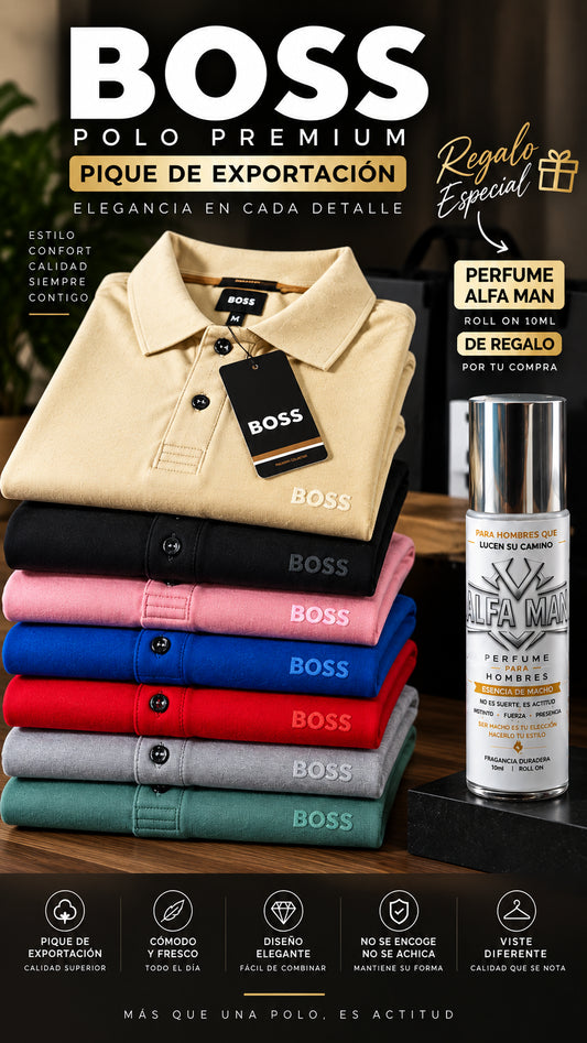 Camisero Boss | Pack por 3 Unidades | Envios a Todo el Peru