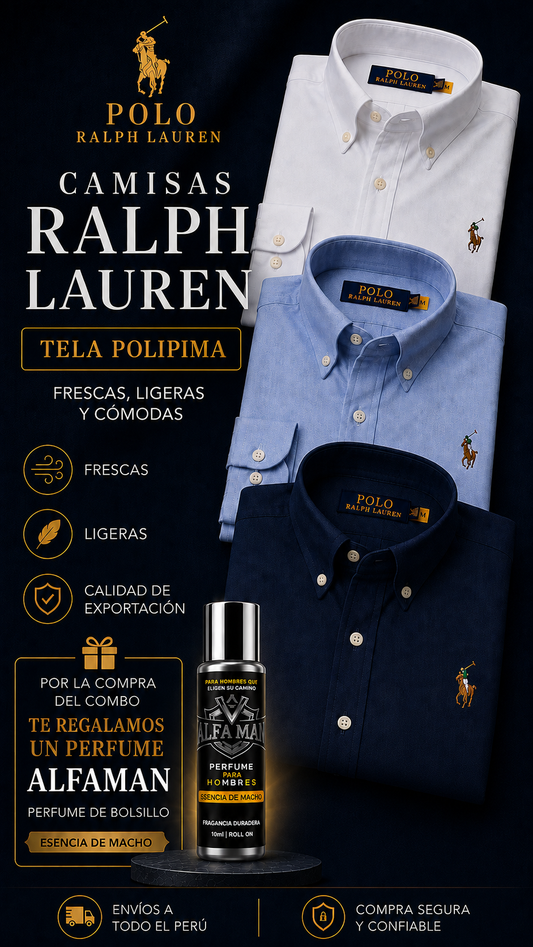 Camisas Ralph Lauren | Pack x2 | Calidad Premium | Envíos a Todo el Perú 🇵🇪